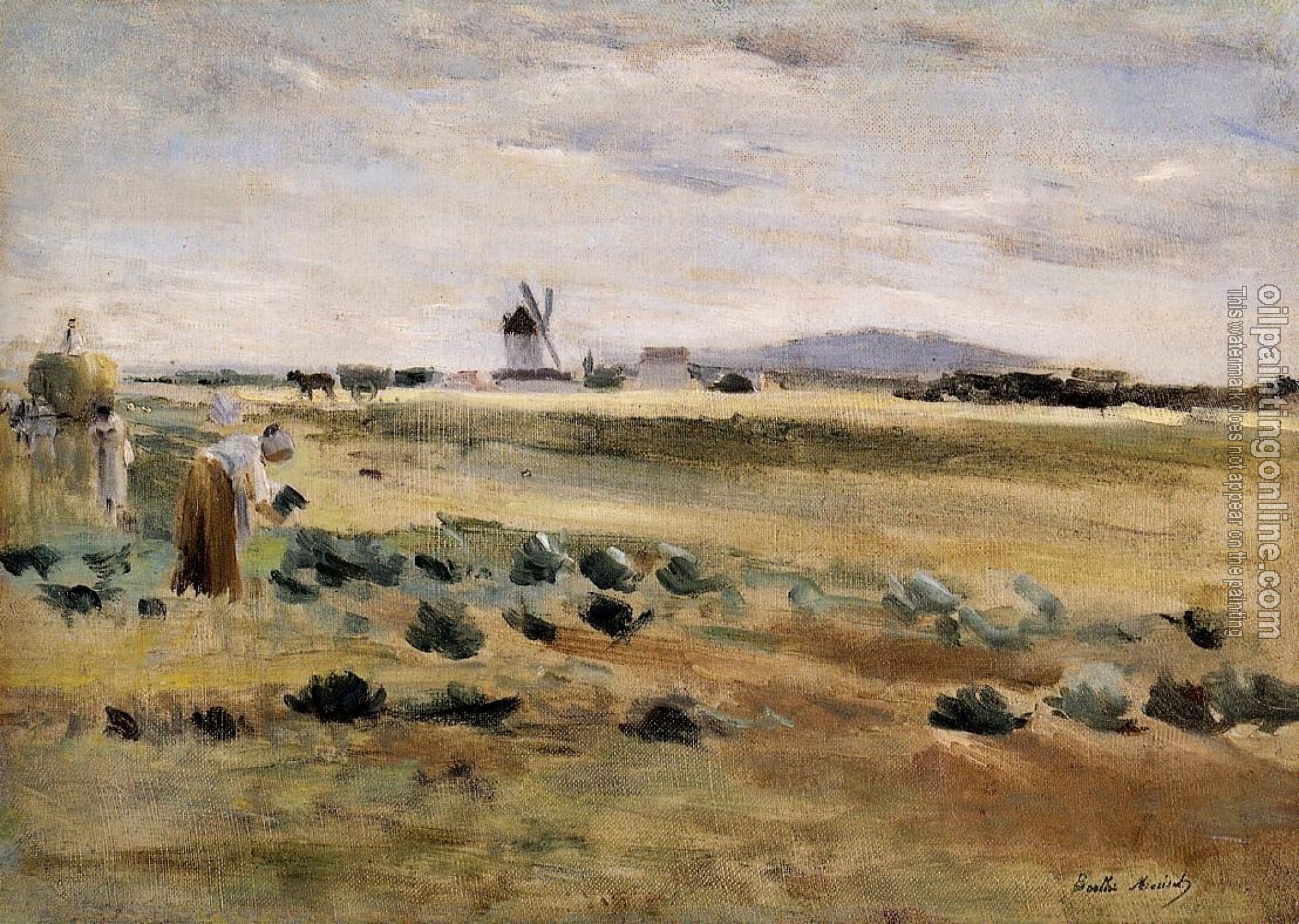 Morisot, Berthe - The Little Windmill at Gennevilliers